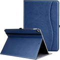 Ztotop Case for iPad Pro 12.9 Inch 2017/2015 (Old Model,1st & 2nd Gen), Premium Leather Folding Stand Folio Cover with Auto Wake/Sleep, Document Card Slots and Multiple Viewing Angles, Navy Blue