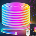 Lamomo LED Neon Rope Lights 32.8Ft, RGB LED Strip Lights Control with App/Remote, Music Sync Color Changing Waterproof Flexible Led Light Strip, Cuttable Gaming 24V Neon Lights for Bedroom Indoor