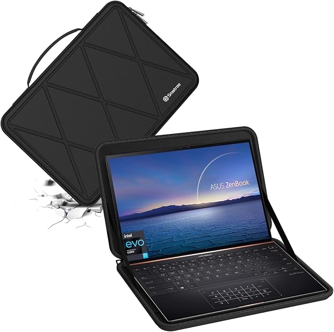 Smatree Hard EVA Protective Sleeve Compatible for 14 inch ASUS Zenbook 14 Flip OLED UP3404, for 13.9 inch Zenbook S UX393, for Lenovo ThinkBook Plus Gen 6 Case (X8045)