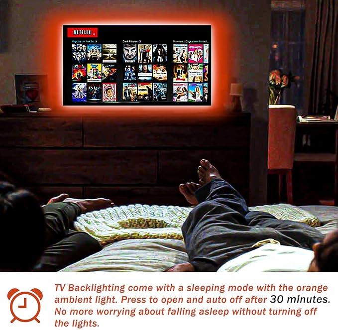 BASON LIGHTING LED TV Backlight,Bason Strip Lights with Remote for 75-82in TV, 4096 DIY Color Changing Lights, SMD 5050 LEDs TV Bias Lighting with Power Supply, Upgraded, Ultra-Long, for TV.