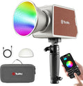 Tolifo 100W RGB LED Video Light with 18000mAh Battery, Portable 360° Full Color Studio Lights, COB Continuous Output for Creative Photography Lighting/Video Recording, 2700K-6500K CRI97+ 20 Effects