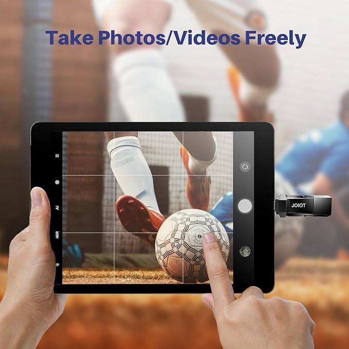 JOIOT USB C Flash Drive 128GB Up to 450MB/s Dual Type-C & USB-A USB 3.2 Solid State Drive USB-C Thumb Drive Compatible with iPhone 15/16 Series Smartphone Tablet Laptop Car Smart TV Game Console