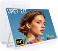 UPERFECT Portable Monitor 15.6", 125% sRGB 1080P Laptop Monitor, Ultra-Slim White Display, USB-C & MINI HDMI, 350 Nits, VESA & Case, Travel Small Second Screen for Computer, Mini PC, Game Consoles