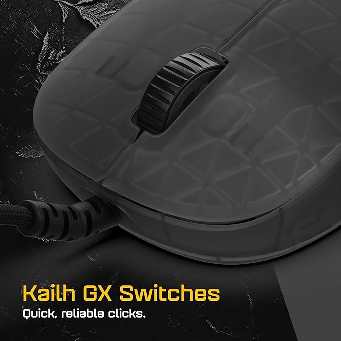 ENDGAME GEAR XM2 8k Gaming Mouse – 8000Hz Polling Rate, Kailh GX Switches, PixArt PAW3395 Sensor, Ultra-Light 52 g, Dark Frost Edition