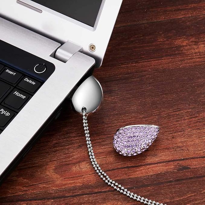 USB Flash Drive, 8GB / 16GB / 32GB / 64GB USB2.0 USB Memory Stick Date Storage Pendrive Thumb Drives(64GB,Purple)