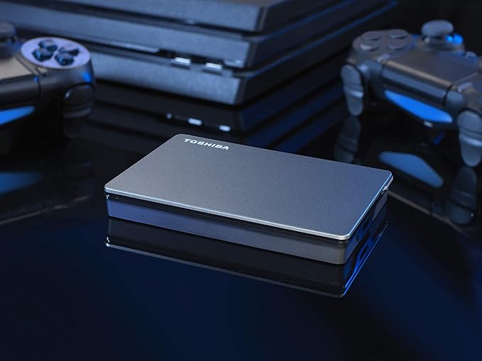 Toshiba Canvio Gaming 1TB Portable External Hard Drive USB 3.0, Black for PlayStation, Xbox, PC, & Mac - HDTX110XK3AA