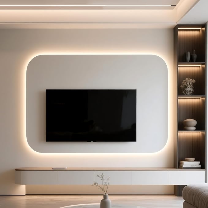 Pandery COB LED Strip Lights Warm White,24V Dimmable led Light Strip KIT with Remote and app Control,2700K 32.8FT/2 * 5m 8mm Wide Ra>90 Cuttable Flexible Strip Lights for Bedroom,Wardrobe,Cabinet