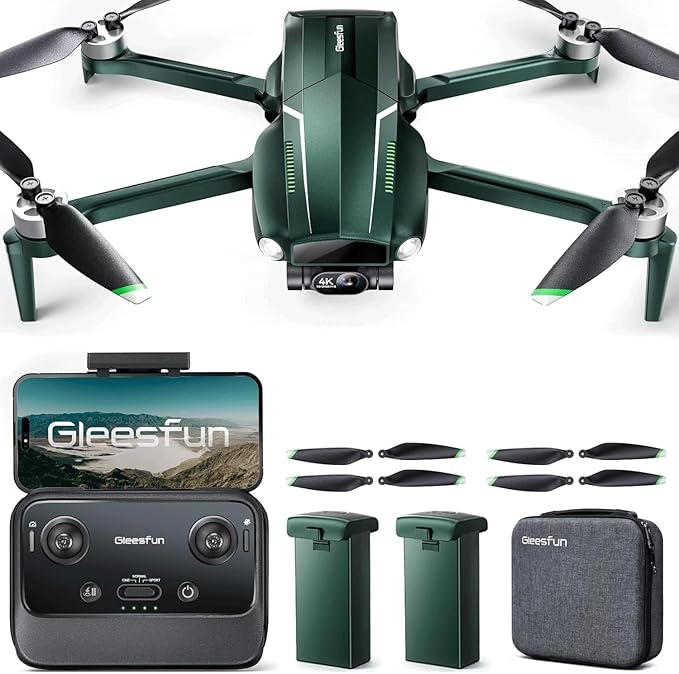 Gleesfun G11MINI 4K Drone with Extra 1 Battery Bundle