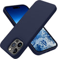 OTOFLY Designed for iPhone 14 Pro Max Case, Silicone Shockproof Slim Thin Phone Case for iPhone 14 Pro Max 6.7 inch (Midnight Blue)