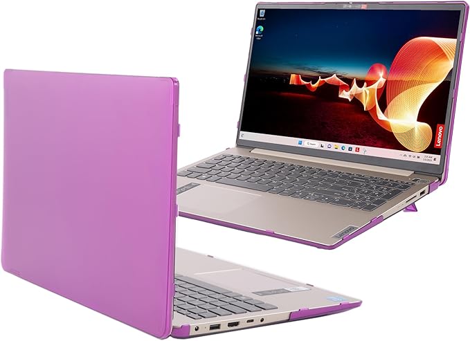 mCover Case Compatible ONLY for 2022-2024 15" Lenovo IdeaPad 3 (15ADA6 / 15ALC6 / 15ABA7 / 15ITL6 / 15IAU7) Series Windows Laptop Computers (NOT Fitting Any Other Models) - Purple