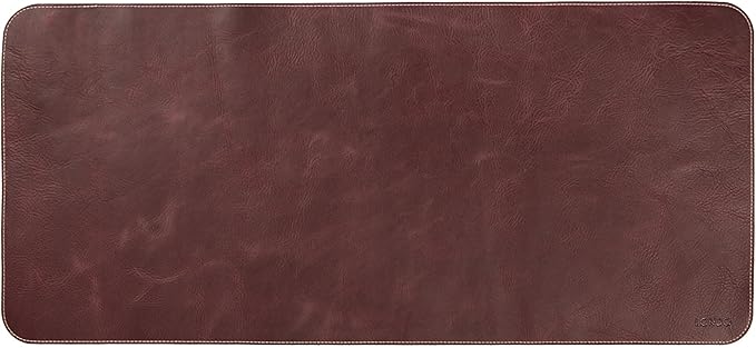 Londo Top Grain Leather Extended Mouse Pad – Large Desk Mat for Office & Gaming, Smooth Writing Surface, Non-Slip Base, Durable & Stylish Workspace Accessory