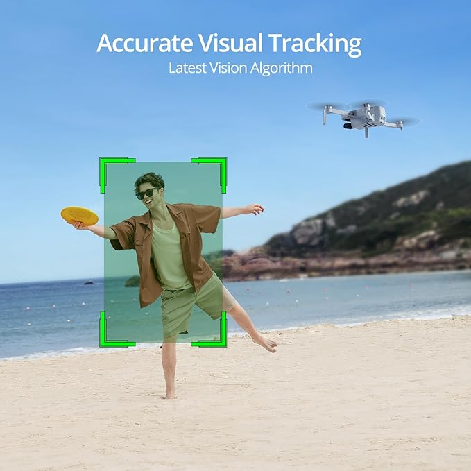 Potensic ATOM 3-Axis Gimbal 4K GPS Drone, Under 249g, 32 Mins Flight, 6KM Long Range Transmission, Visual Tracking, 4K/30FPS QuickShots, 12MP Photo, Lightweight and Foldable for Adults Beginners
