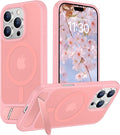 Magnetic Compatible with iPhone 16 Pro Case, [Built-in Invisible Kickstand][Compatible with MagSafe][Military Grade Shockproof] Slim Translucent Matte Phone Case for iPhone 16 Pro 6.3"