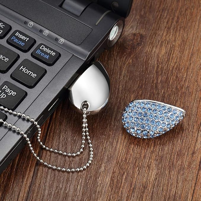 USB Flash Drive, 8GB / 16GB / 32GB / 64GB USB2.0 USB Memory Stick Date Storage Pendrive Thumb Drives(16GB,Blue)