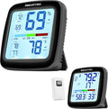 SMARTRO SC92 Professional Indoor Outdoor Thermometer Wireless and SC42 Professional Digital Hygrometer Indoor Thermometer Room Humidity Gauge Temperature and Humidity Meter & Pro Accuracy Calibration
