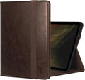 TORRO Case Compatible with iPad Pro 11” M5 / M4 (2025/2024) – Premium Leather iPad Pro 11” 2025/2024 Case with Stand Function, Apple Pencil Connectivity and Wake/Sleep Function (Dark Brown)