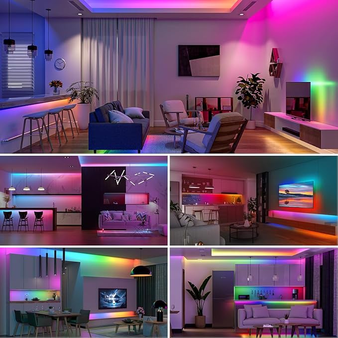 BTF-LIGHTING 2835SMD WS2811 IC RGB Chasing Color LED Strip Light 9.8FT DC24V 108LED/m 18Pixels/m 8mm Width IP65 Flexible Addressable Strip for Indoor Decor (No Adapter or Controller)