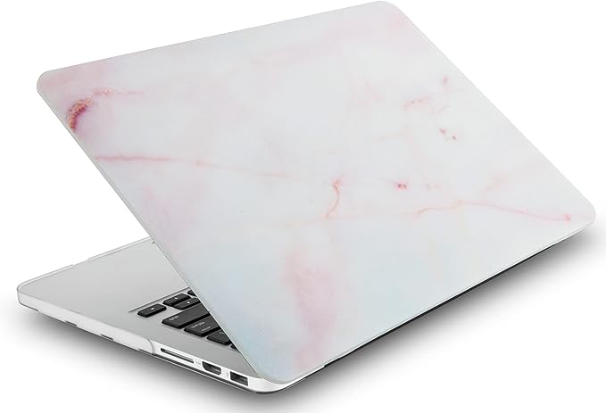 KECC Compatible with MacBook Pro 13 inch Case 2020-2025, 2016-2019 Release M2 M1 A2338 A2289 A2251 A2159 A1989 A1706 A1708 Plastic Hard Shell + Keyboard Cover, Pink Marble