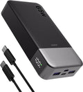 JUOVI Power Bank 65W 20000mAh Laptop Portable Charger, PD QC Fast Charging with 4 USB Ports, External Battery Pack for MacBook iPad Tablet iPhone Samsung Steam Deck and More