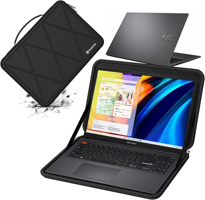 Smatree 15.6 inch Hard EVA Sleeve Compatible for ASUS Chromebook CX15 CX1505, for ExpertBook P1 P1503, for Vivobook 15 F512/S15/S15 OLED/Go 15 OLED Case (X8273)
