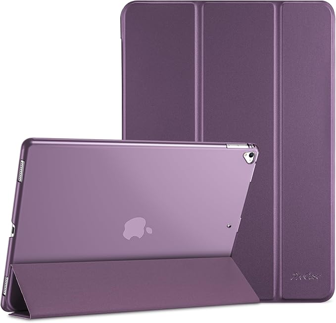 ProCase Smart Case for iPad Pro 12.9 Inch 1st and 2nd Generation (2015 and 2017 Model), Stand Cover Support Auto Sleep/Wake -Darkpurple