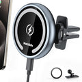 Magjieyx for Magsafe Car Mount Wireless Charger Magnetic Fast Charging Compatible with iPhone 17,16,15,14,13,Pro Max,Mini,Magsafe Case, Air Vent and Stick On Dashboard Car Phone Holder