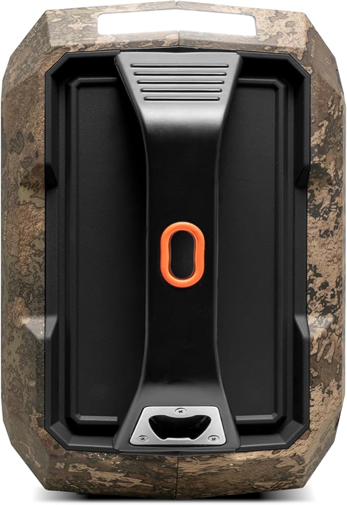 ECOXGEAR Defender: Outdoor Portable Bluetooth Speaker, 121dB Massive Sound, Waterproof and Drop Proof, with LED Party Lights, Pair up to 100, 25+ Hours Playtime (TrueTimber Strata Camo)