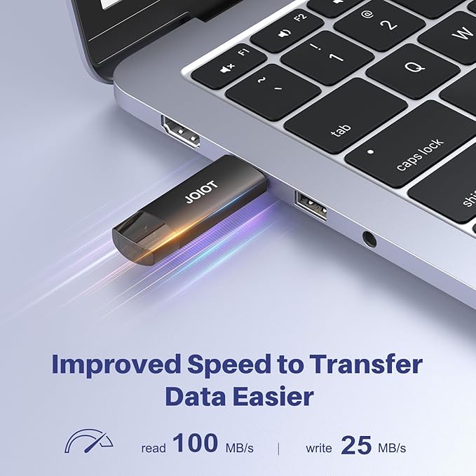 32GB USB C Flash Drive Dual USB 3.0 Flash Drive Type C + USB A Portable Type-C Flash Drive 2-in-1 USB-C Thumb Drive for Smartphone Tablet Computer Mac iPhone 16/17 Black (2 Pack)