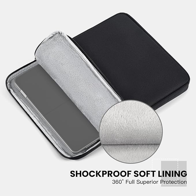 12-13 inch Tablet Sleeve for 2025 Microsoft Surface Pro 2-in-1 Laptop/Tablet 12", Pro 11th Copilot+PC, Surface Pro X/10/9 with Signature Keyboard/X Keyboard, Shockproof Case Bag