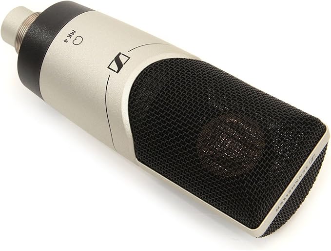 Sennheiser Professional MK 4 Cardioid Condenser Studio Microphone & Focusrite Scarlett Solo 3rd Gen USB Audio Interface, for the Guitarist, Vocalist, Podcaster or Producer