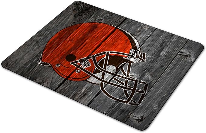 Wood Grain Design Sports Mouse Pad, Non-Slip Rubber Base Mousepad for Computers Laptop Desk, Gaming Mousepad Desk Accessories, Desk Mat Mouse Pad, Office Supplies - Mouse Pads for Desk