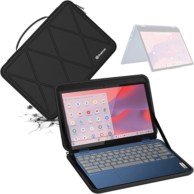 Smatree Hard EVA Protective Sleeve Case Compatible for 15 inch Lenovo IdeaPad Flex 3i Chromebook 2 in 1, for 15 inch IdeaPad Gaming 3i Gen 6, for 15inch ThinkBook 15p Gen 2 Laptop Bag (X8280)