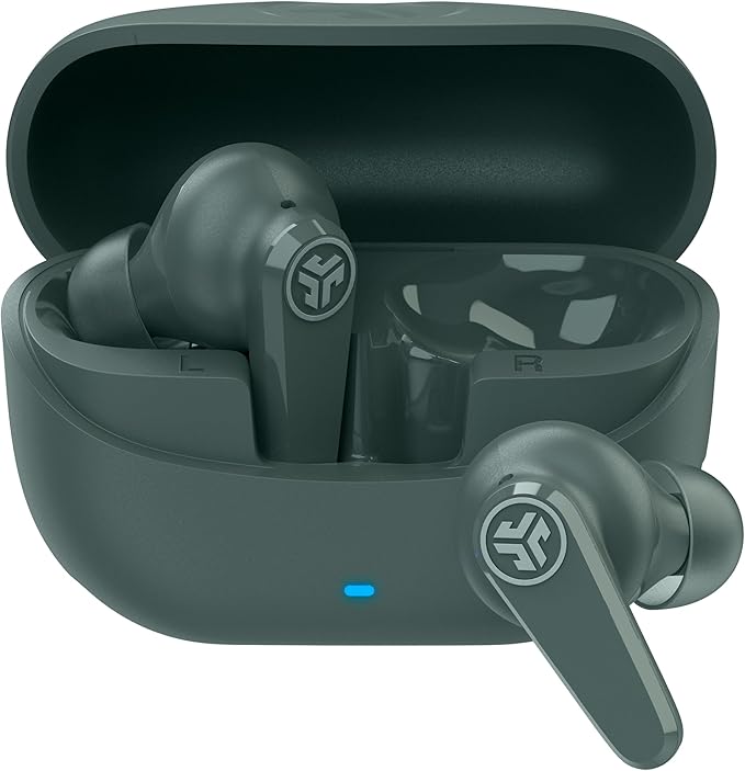 JLab, Go Pods ANC, True Wireless Earbuds, Active Noise Cancelling, Bluetooth, Sage