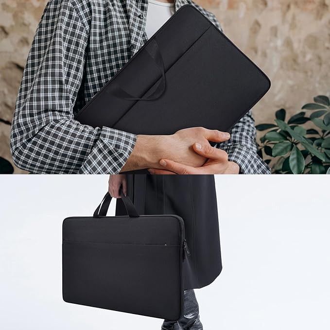 24 Inch Portable Monitor Case, Protective Carrying Sleeve for 23.8-24 inch Portable Monitors InnoView 23.8"/ASUS ZenScreen 24"/ViewSonic TD2423D 24 Inch Portables Monitor Case Bag, Black