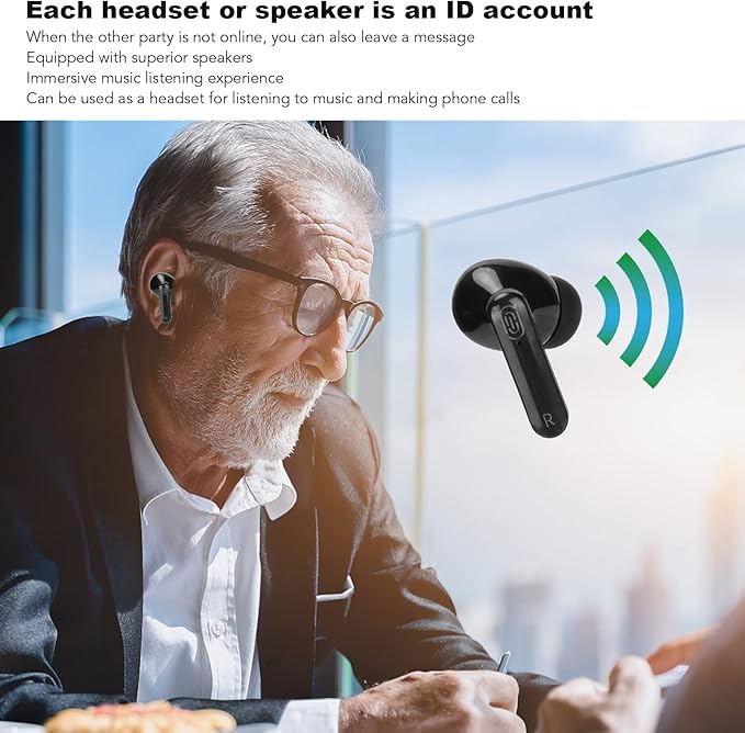 Sanpyl Y113 Bluetooth 5.3 Wireless Earbuds, 3H Playtime IPX5 Sweatproof Headphones, Comfort Fit Secure Ear Grip for Gym Running Travel, Includes 114-Language Translation Support, Black