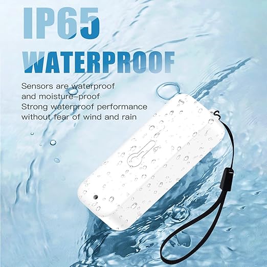 WiFi Hygrometer Thermometer Indoor Outdoor: Smart Temperature and Humidity Sensor with App Notification and Data Storage, 150m Range, Compatible with Alexa, 4 Sensors +1 Base Station