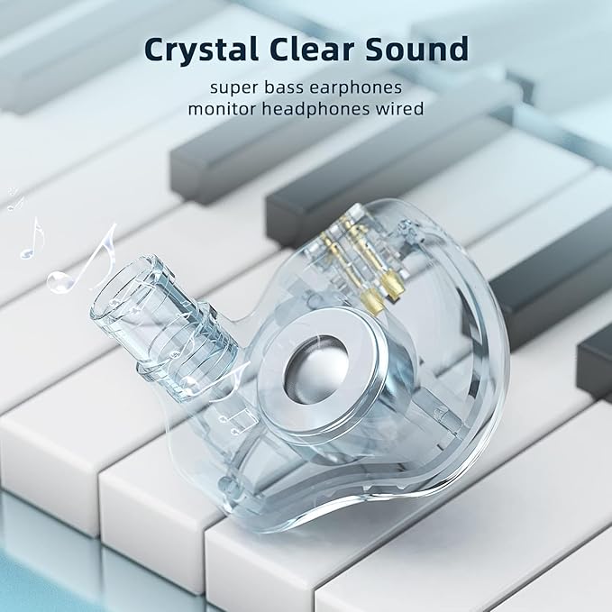 KBEAR KS1 USB C Headphones Crystal Clear Sound Earphones for Samsung Galaxy s23 s22 s21 s20 Ultra, Type C Earphone with Microphone Volume Control for Singers Musician