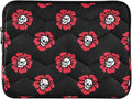 Cute Laptop Sleeve 13 inch Gothic Skulls Flowers Laptop Bag 14 inch Waterproof Computer Bag for Women Laptop Accessories Computer Cover Bag for Tablet Men, A06D24018