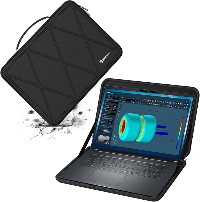 Smatree Hard EVA Protective Sleeve Case Compatible for 18 inch DELL Pro Max 18 Plus MB18250, Anti-Shock and Waterproof Laptop Bag (X8326)