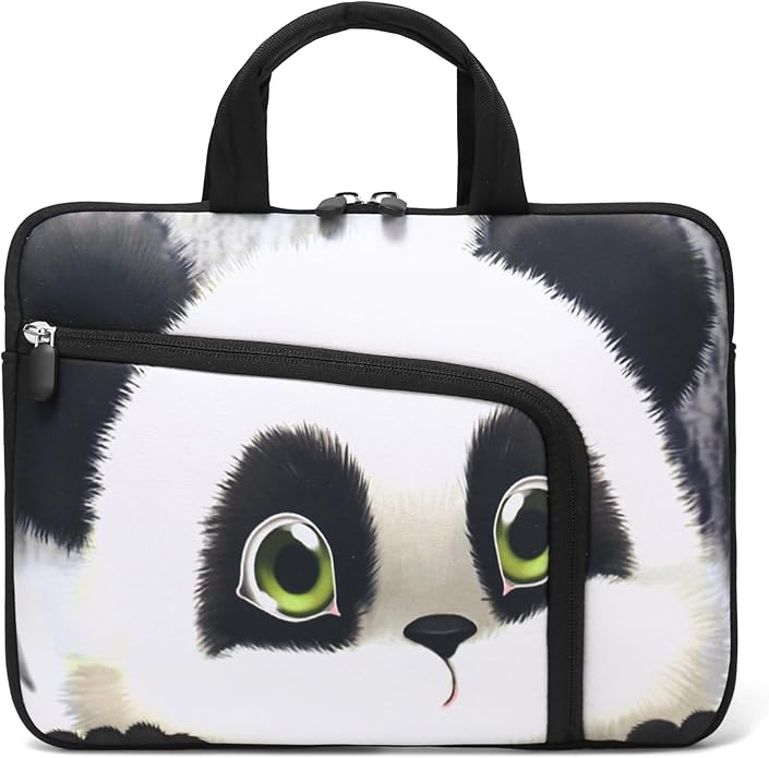 11.6 12 12.5 inch Two Pockets Laptop Sleeve Chromebook Case Ultrabook Case Notebook Tablet Case Neoprene Handle for Men Women