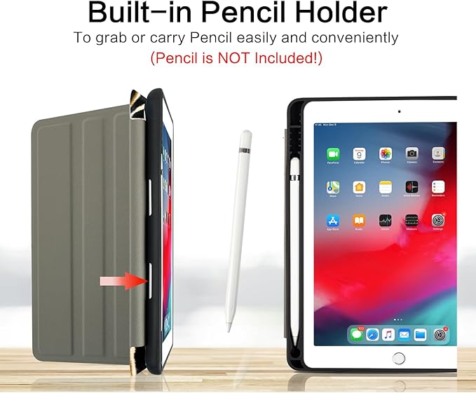 Vimorco for iPad 6th/5th Generation Case 2018/2017, for iPad Air 2/Air Case 2014/2013, for iPad Cases 6th/5th Gen 9.7-inch Pencil Holder/4 Viewing Stands/Typing Stand/Slim,Leopard Zebra