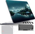 Tuiklol for 2026 MacBook Neo 13 Inch A18 Pro Chip Case, (Model A3404) Anti-Scratch Anti-Drop Slim Hard PC Shell Case with Shockproof Protective MacBook Neo Laptop Cover, Night Dark Forest