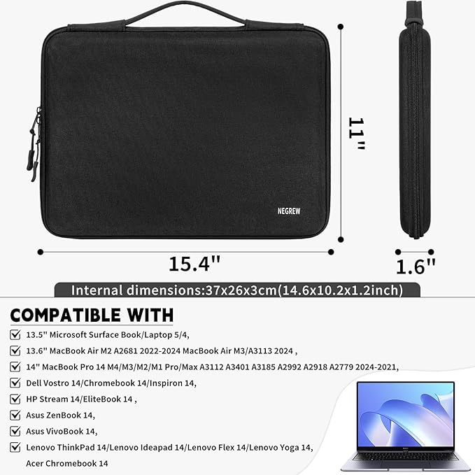 Hard Laptop Case Tablet Sleeves for 13.6 Inch MacBook Air M2 A2681 2022-2024 M3/A3113 2024,14inch MacBook Pro 14 M4/M3/M2/M1 Pro/Max A3112 A3401 A3185 A2992 A2918 A2779 2024-2021