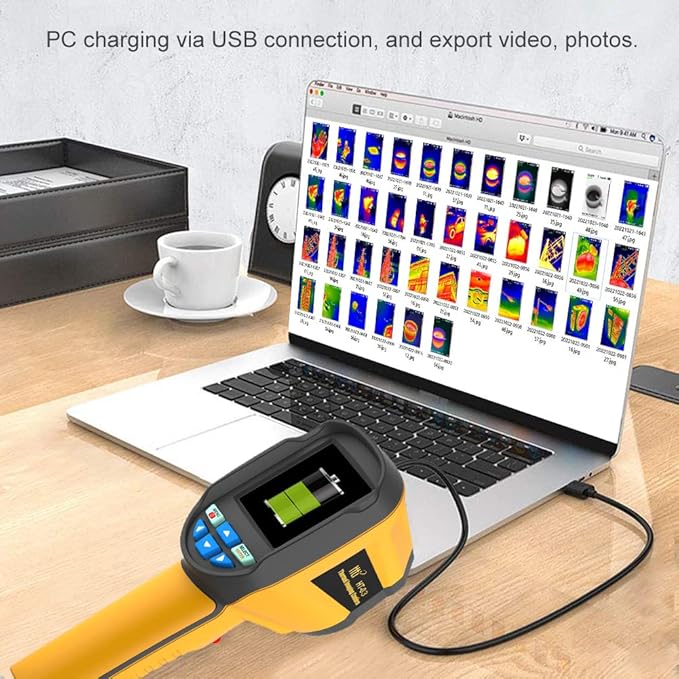 Thermal Imaging Camera, Pocket-Sized Infrared Camera with Real-Time Thermal Image, Temperature Measurement Range -4°F to 572°F, Mini IR Thermal Imager, Hti-Xintai (HT-03)