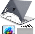 DONGKE Case for Microsoft Surface Laptop (2024), Windows 11 Copilot+ PC, 13.8 Inch Touchscreen Display, Protective Plastic Hard Shell Case with Keyboard Cover & Screen Protector - Astronaut