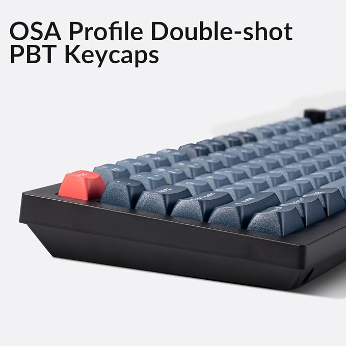 Keychron V3 Max TKL Wireless Mechanical Keyboard, QMK/VIA RGB Bluetooth/2.4 GHz/Wired, 87 Keys Hot-Swappable with Gateron Red Switch, Compatible with Mac Windows Linux