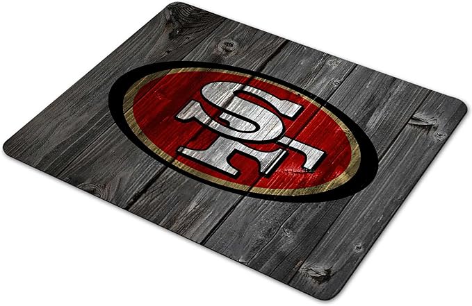 Wood Grain Design Sports Mouse Pad, Non-Slip Rubber Base Mousepad for Computers Laptop, Gaming Mousepad Desk Mat Mouse Pad, Office Supplies - Mouse Pads for Desk