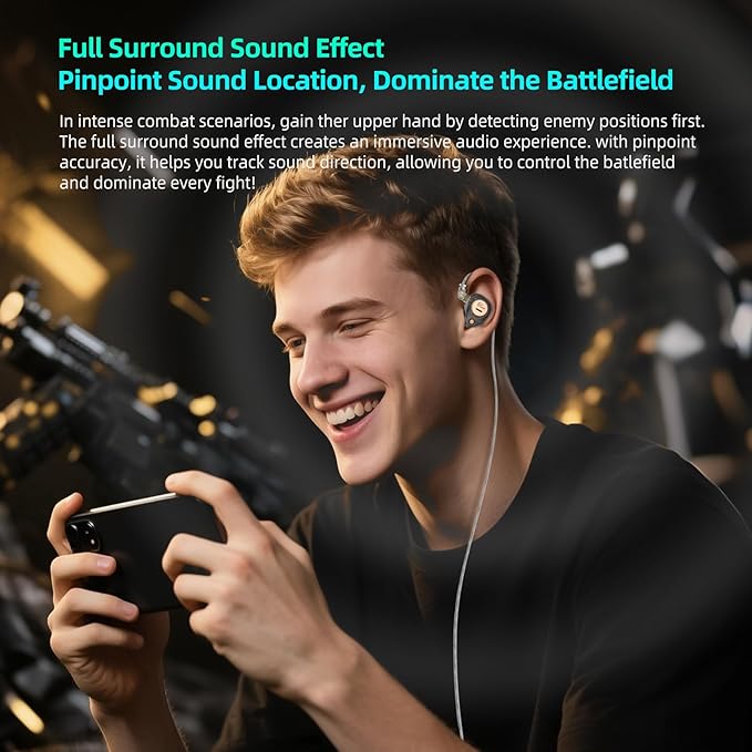 KZ Taurus in Ear Monitor Headphones, Horizontal 2DD Gaming Earbuds Wired IEM in Ear Headphones, Noise Cancelling Ear Buds Sound Localization in-Ears for Singers Musicians Audiophiles