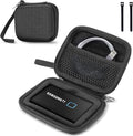 ProCase Hard Carrying Case Compatible for Samsung T7/ T7 Touch Portable SSD with 2 Cable Ties, Shockproof Travel Organizer for 500GB 1TB 2TB USB 3.2 External Solid State Drives -Black