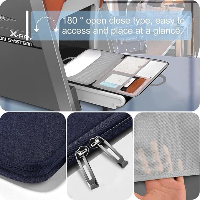 Hseok 13 14 inch Laptop Case Sleeve with Small Case,TSA Computer Handbag Compatible with MacBook Neo/Pro 14 M5/M4/M3/M2/M1,All Models 13.3" MacBook Air/Pro,XPS 13/14,Most 13-14 Notebooks,Blue